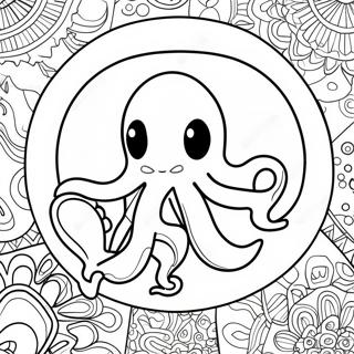 Squid Game Coloring Pages