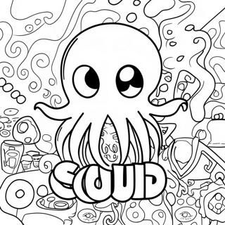 Squid Game Logo Coloring Page 11917-9756