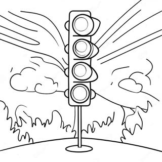 Red Light Green Light Game Coloring Page 11918-9757