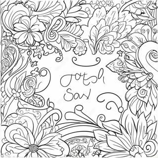 Joyful Bible Verse Coloring Page 1192-956