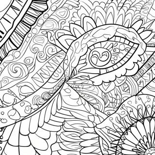 Tie Dye Patterns Coloring Page 11937-9771