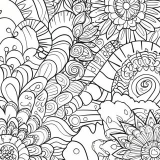 Tie Dye Patterns Coloring Page 11937-9772