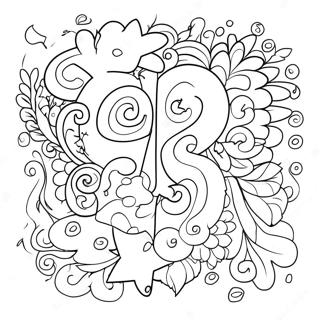 Number Lore Coloring Page 11947-9780