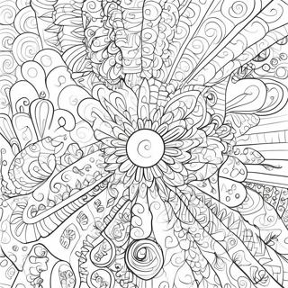 Colorful Number Patterns Coloring Page 11948-9781