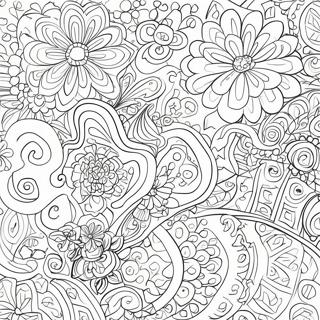 Colorful Number Patterns Coloring Page 11948-9782