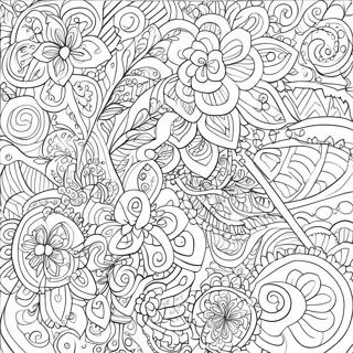 Colorful Number Patterns Coloring Page 11948-9783