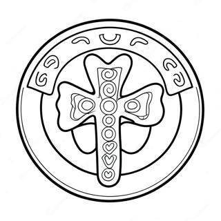 Celtics Logo Coloring Page 11977-9802