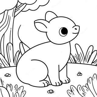 Spring Animal Coloring Page 12017-9835