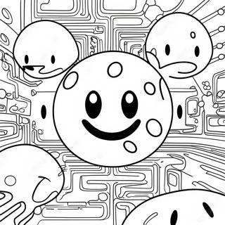 Pacman Coloring Pages