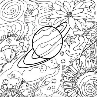 Galaxy Space Coloring Page 12027-9844