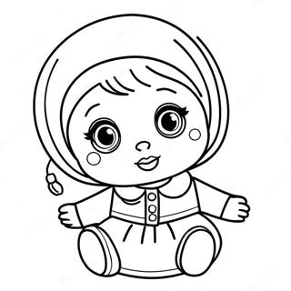 Baby Alive Doll Coloring Page 12037-9852