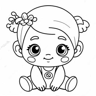 Cute Baby Alive Character Coloring Page 12038-9853