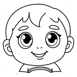 Cute Baby Alive Character Coloring Page 12038-9855