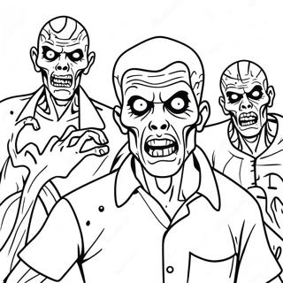 Zombies 2 Coloring Page 12047-9858