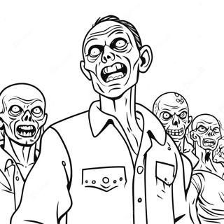 Zombies 2 Coloring Page 12047-9859