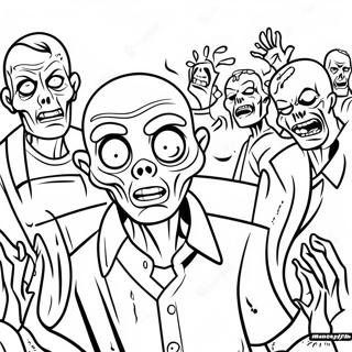 Zombies 2 Coloring Page 12047-9860