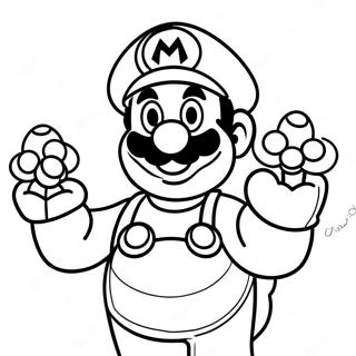 New Super Mario Bros Movie Coloring Pages