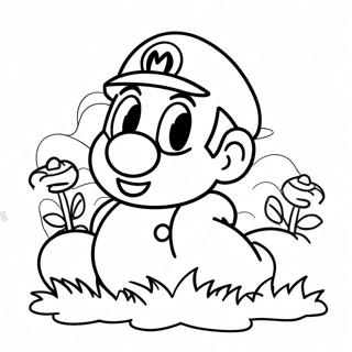 New Super Mario Bros Movie Coloring Page 12097-9898