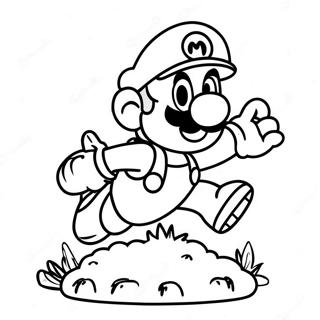 New Super Mario Bros Movie Coloring Page 12097-9900