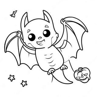 Halloween Bat Coloring Pages