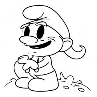 Smurf Coloring Page 12117-9916