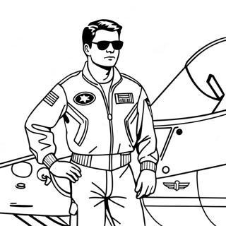 Top Gun Coloring Page 12127-9924