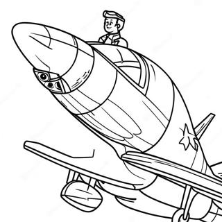 Maverick In Jet Coloring Page 12128-9925