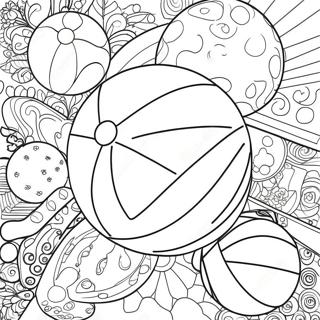 Ball Coloring Pages