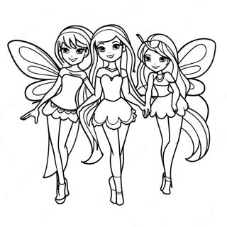 Winx Club Coloring Pages