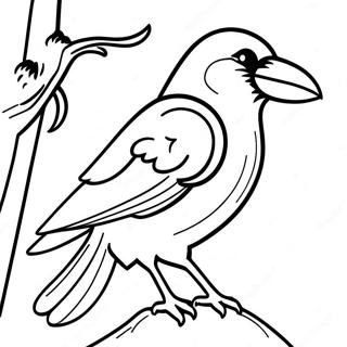 Crow Coloring Page 12177-9962