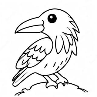 Crow Coloring Page 12177-9963