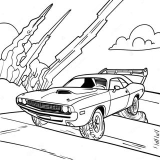 Epic Challenger Battle Coloring Page 12188-10149