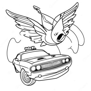 Epic Challenger Battle Coloring Page 12188-9973