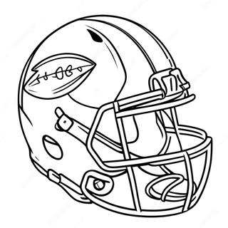 Football Helmet Coloring Pages