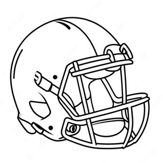 Football Helmet Coloring Page 12227-10003