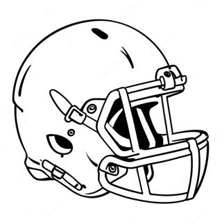 Football Helmet Coloring Page 12227-10178