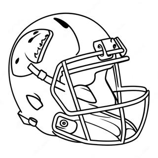 Football Helmet Coloring Page 12227-10180