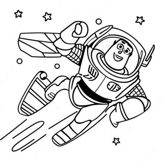 Buzz Lightyear In Space Coloring Page 1222-980