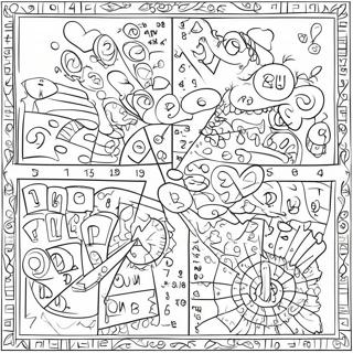 Math Mystery Coloring Page 12237-10011