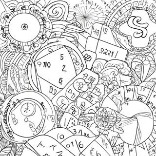 Math Mystery Coloring Page 12237-10185