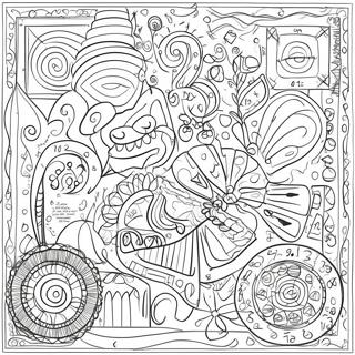 Math Mystery Coloring Page 12237-10187