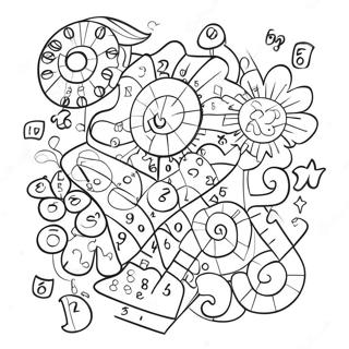 Fun Math Puzzle Coloring Page 12238-10014