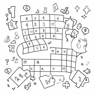 Fun Math Puzzle Coloring Page 12238-10016