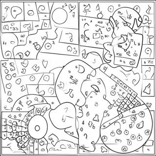 Fun Math Puzzle Coloring Page 12238-10192