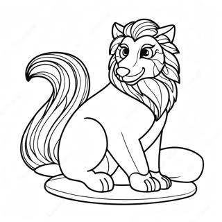 Therian Coloring Page 12247-10193