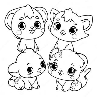 Cute Therian Characters Coloring Page 12248-10024