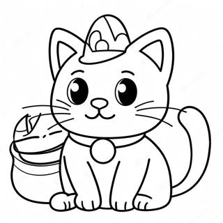 Cat Mario Coloring Page 12257-10028