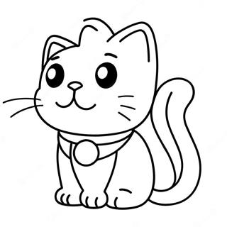 Cat Mario Coloring Page 12257-10204