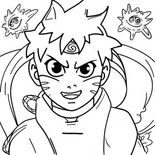 Naruto Nine Tails Coloring Pages