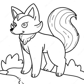 Kurama The Nine Tails Fox Coloring Page 12268-10037